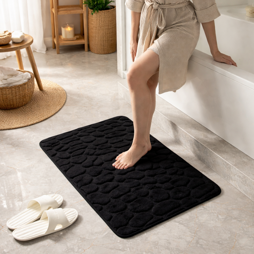Quick Dry Absorbent Microfiber Bath Mat | Velzora