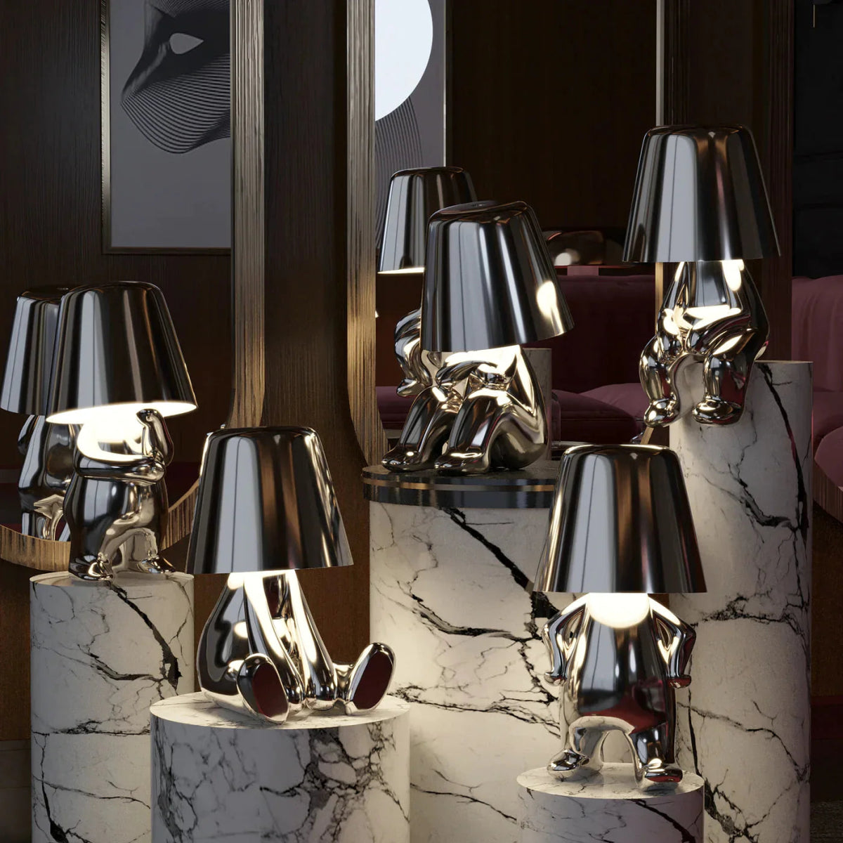 Velzora - Lampe de table en résine colorée | Velzora