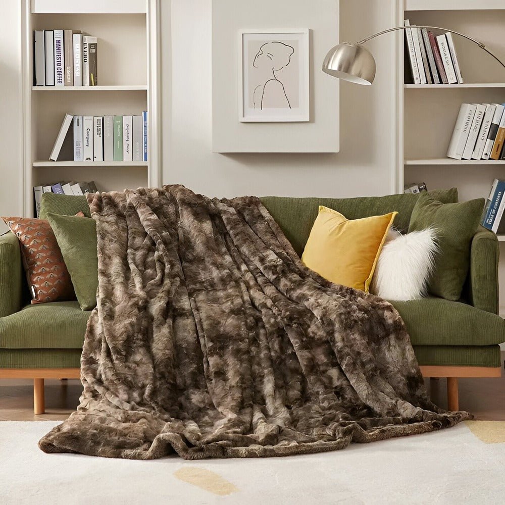 Velzora - Plaid en polaire double face ultra-doux pour chambre et salon | Velzora