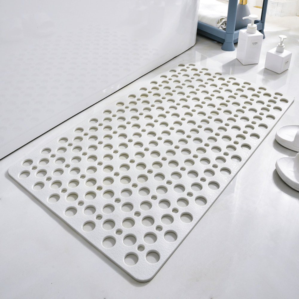 Velzora - Tapis de douche antidérapant en PVC texturé