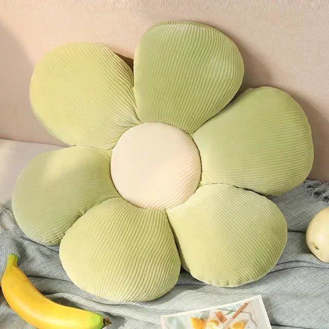 Velzora - Coussin décoratif en forme de fleur en polyester | Velzora