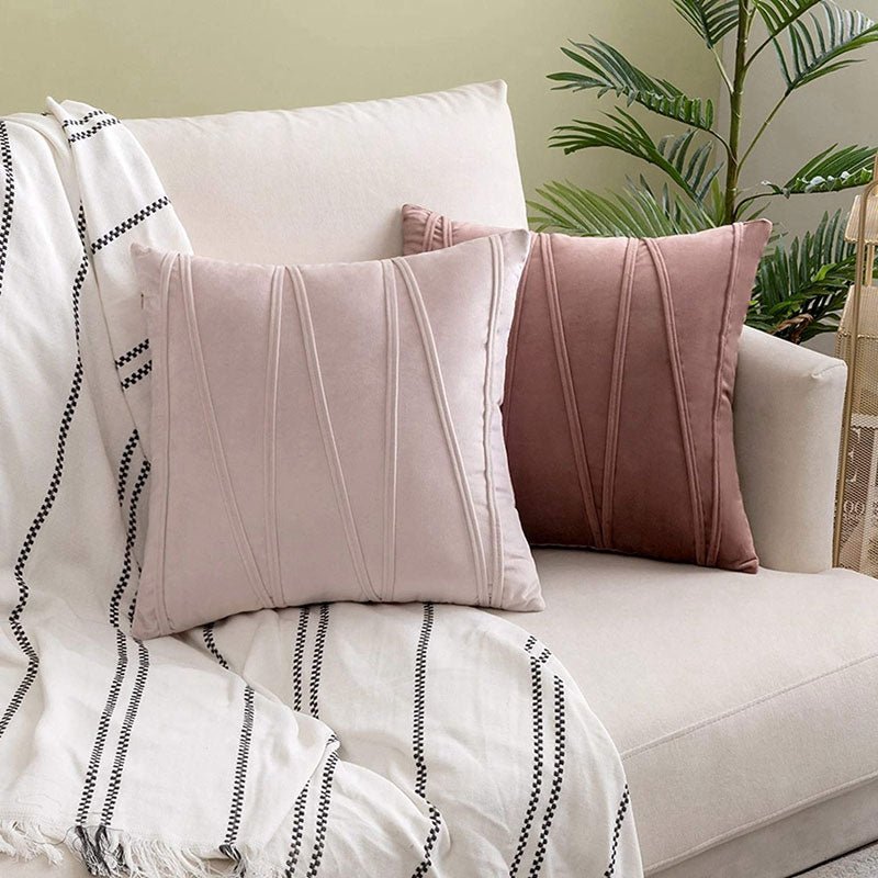 Velzora - Coussin décoratif en velours doux avec housse amovible | Velzora