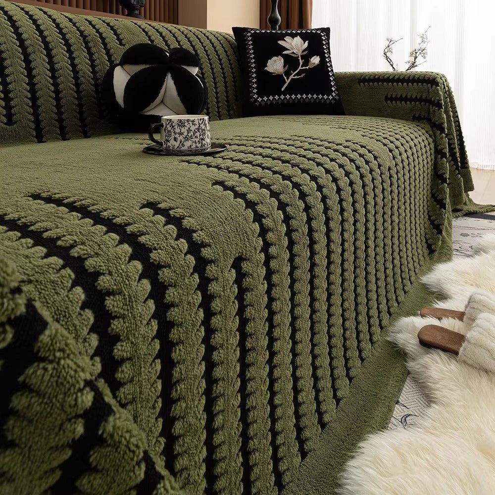 Velzora - Housse de canapé matelassée en microfibre texturée | Velzora