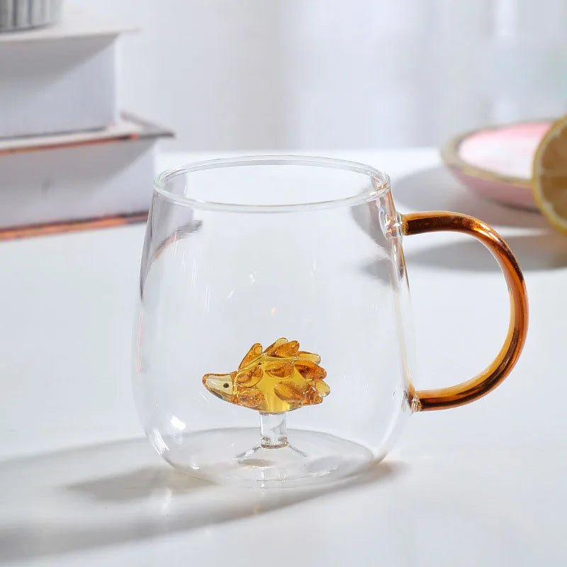Velzora - Tasse en verre borosilicate avec motif animal 3D | Velzora