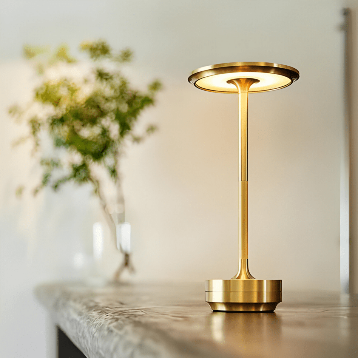 Velzora - Lampe de table sans fil en métal – Dimmable avec commande tactile | Velzora