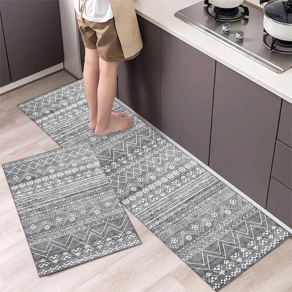 Velzora - Tapis de cuisine antidérapant en textile texturé | Velzora
