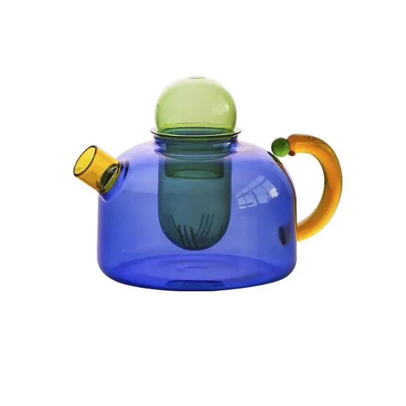 Velzora - Bouilloire translucide en verre borosilicate avec tasses | Velzora