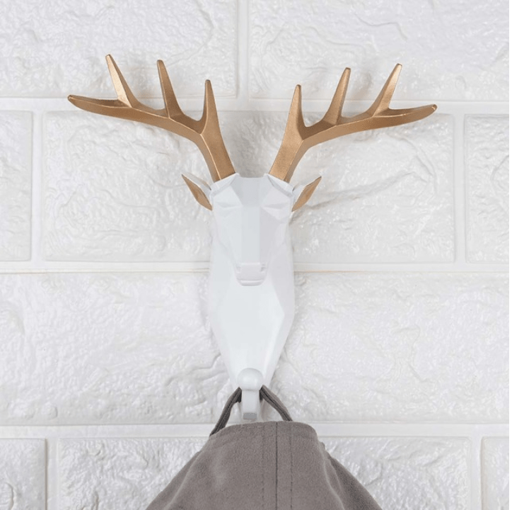 Velzora - Patère murale décorative en résine – Design géométrique animalier | Velzora