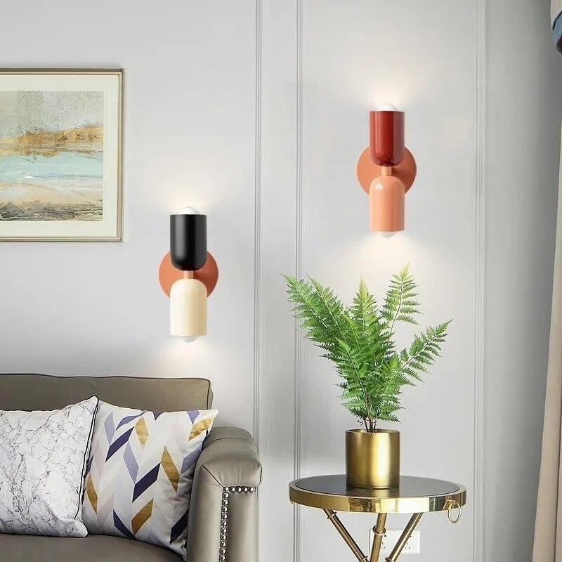 Velzora - Applique murale double en verre coloré | Velzora