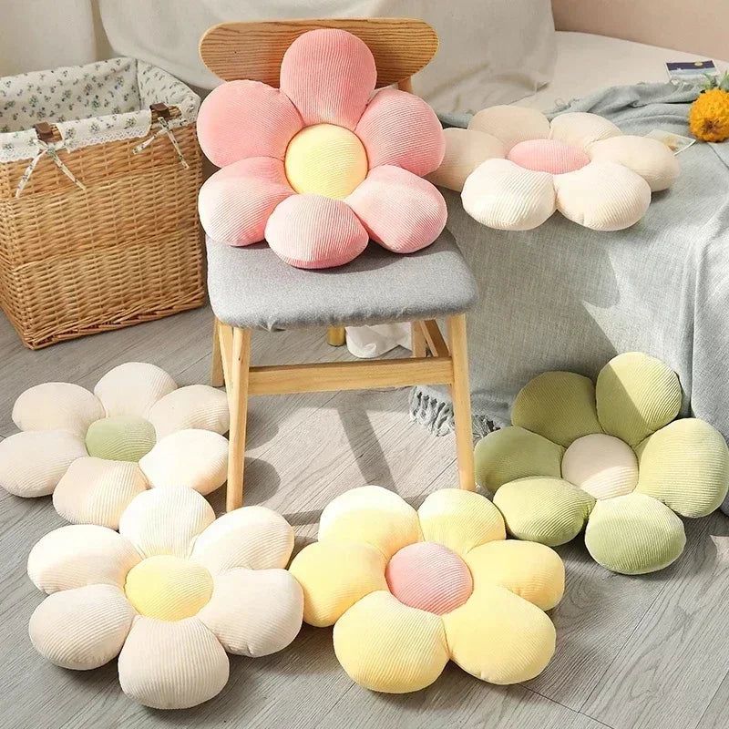 Velzora - Coussin décoratif en forme de fleur en polyester | Velzora