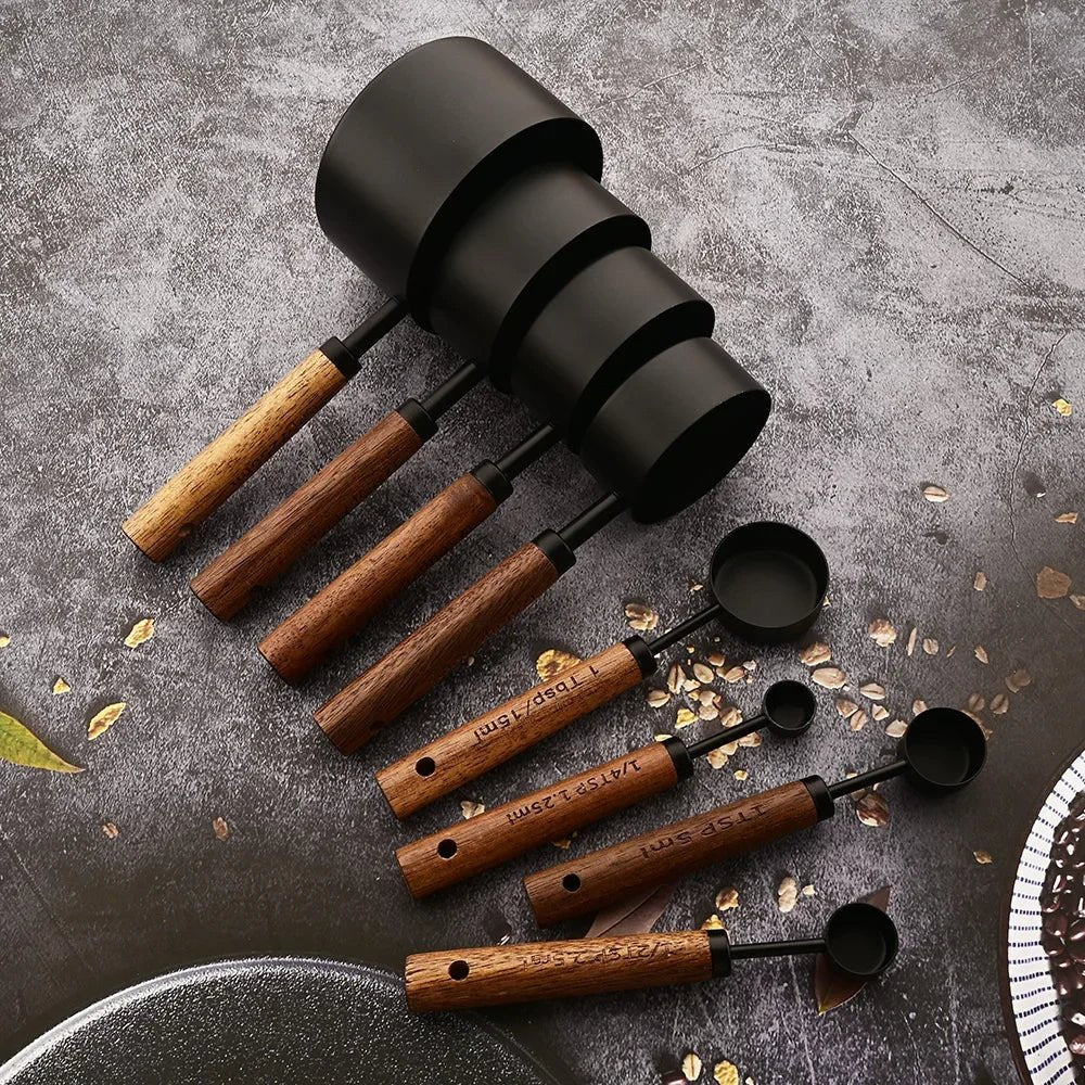 Velzora - Set doseur en acier inox et chêne massif | Velzora