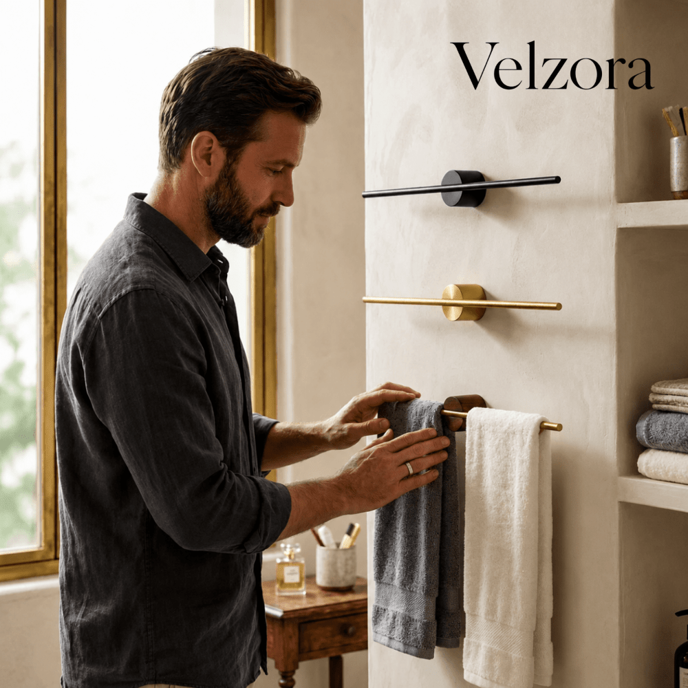 Velzora - Porte-serviettes en aluminium minimaliste | Velzora