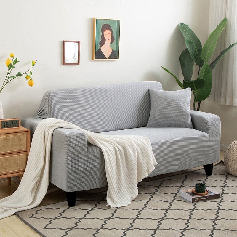 Velzora - Housse de canapé extensible en tissu texturé | Velzora