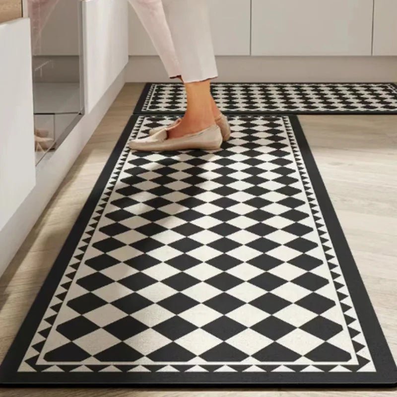 Velzora - Tapis de cuisine antidérapant en textile texturé | Velzora