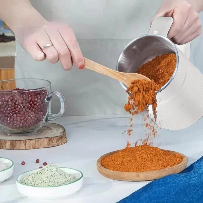 Velzora - Moulin électrique compact en acier pour grains et graines | Velzora