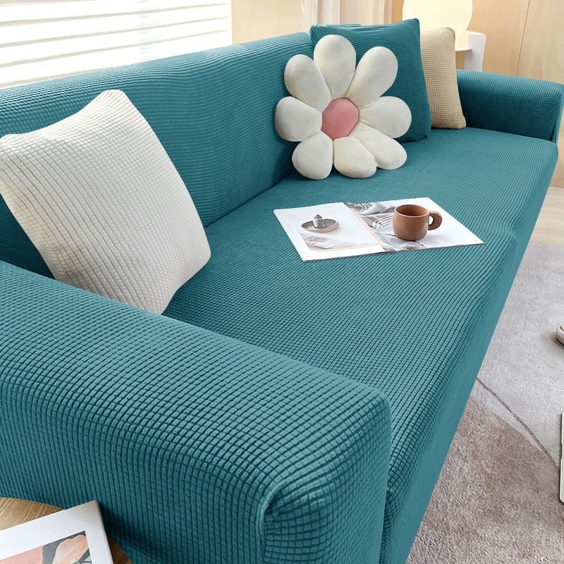 Velzora - Housse de canapé extensible en tissu texturé | Velzora