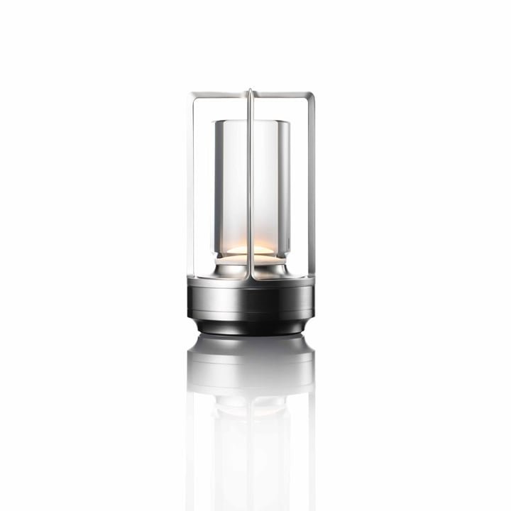 Velzora - Lampe de table dimmable en cristal et métal texturé | Velzora