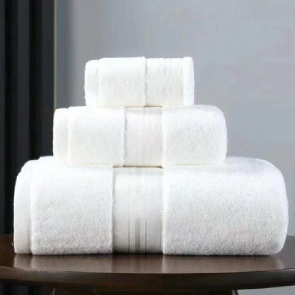 Velzora - Serviette de bain en coton égyptien – Lot doux et absorbant | Velzora