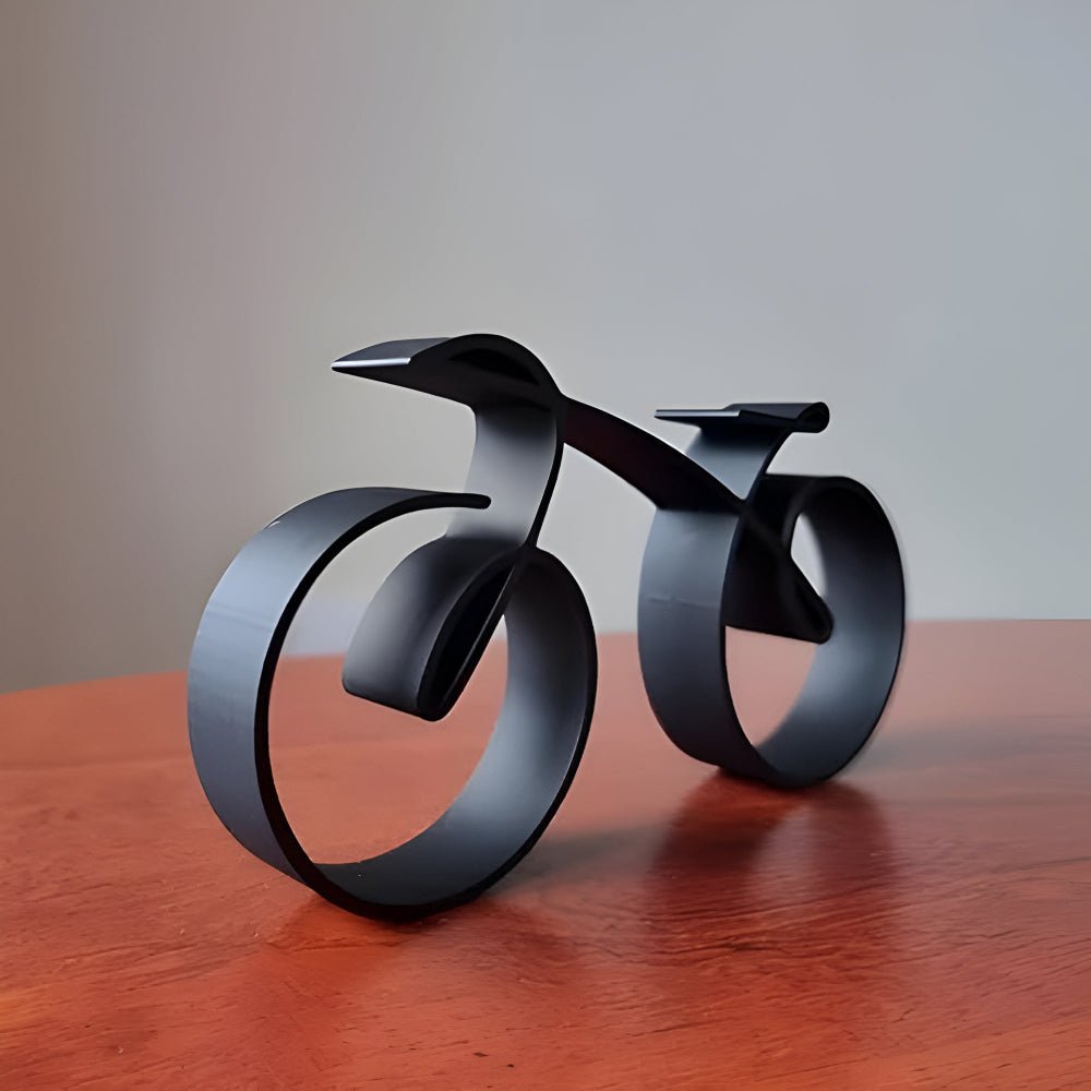 Velzora - Sculpture cycliste en métal style minimaliste | Velzora