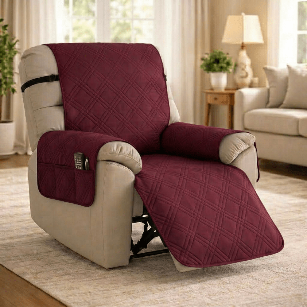 Velzora - Housse protectrice imperméable pour fauteuil relax matelassé | Velzora