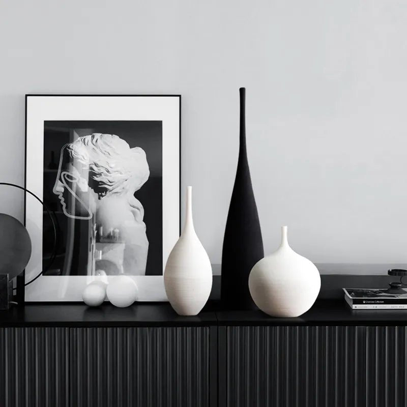 Velzora - Vase en céramique mate minimaliste – style scandinave | Velzora
