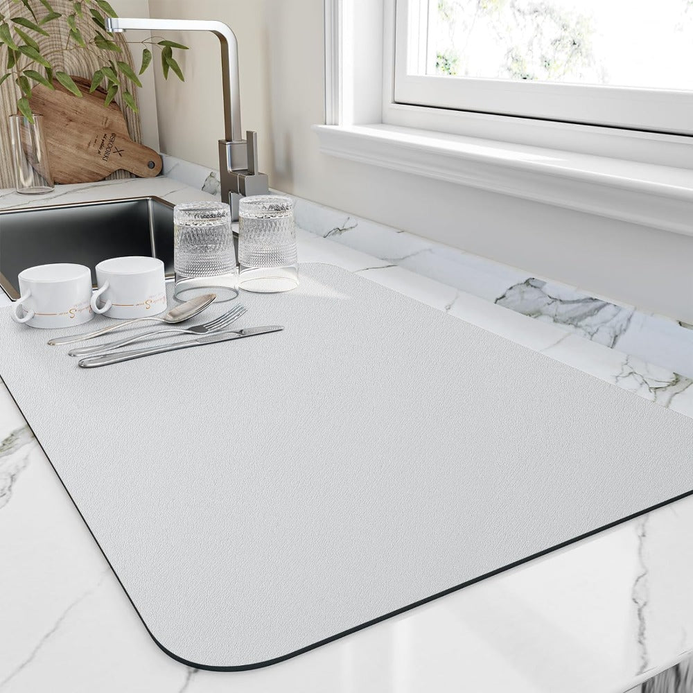 Velzora - Tapis d’égouttage absorbant en diatomite texturée | Velzora