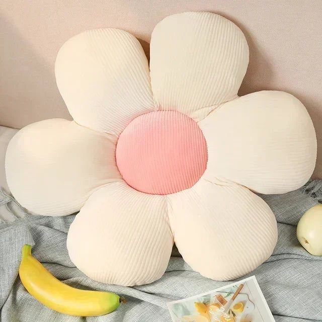 Velzora - Coussin décoratif en forme de fleur en polyester | Velzora