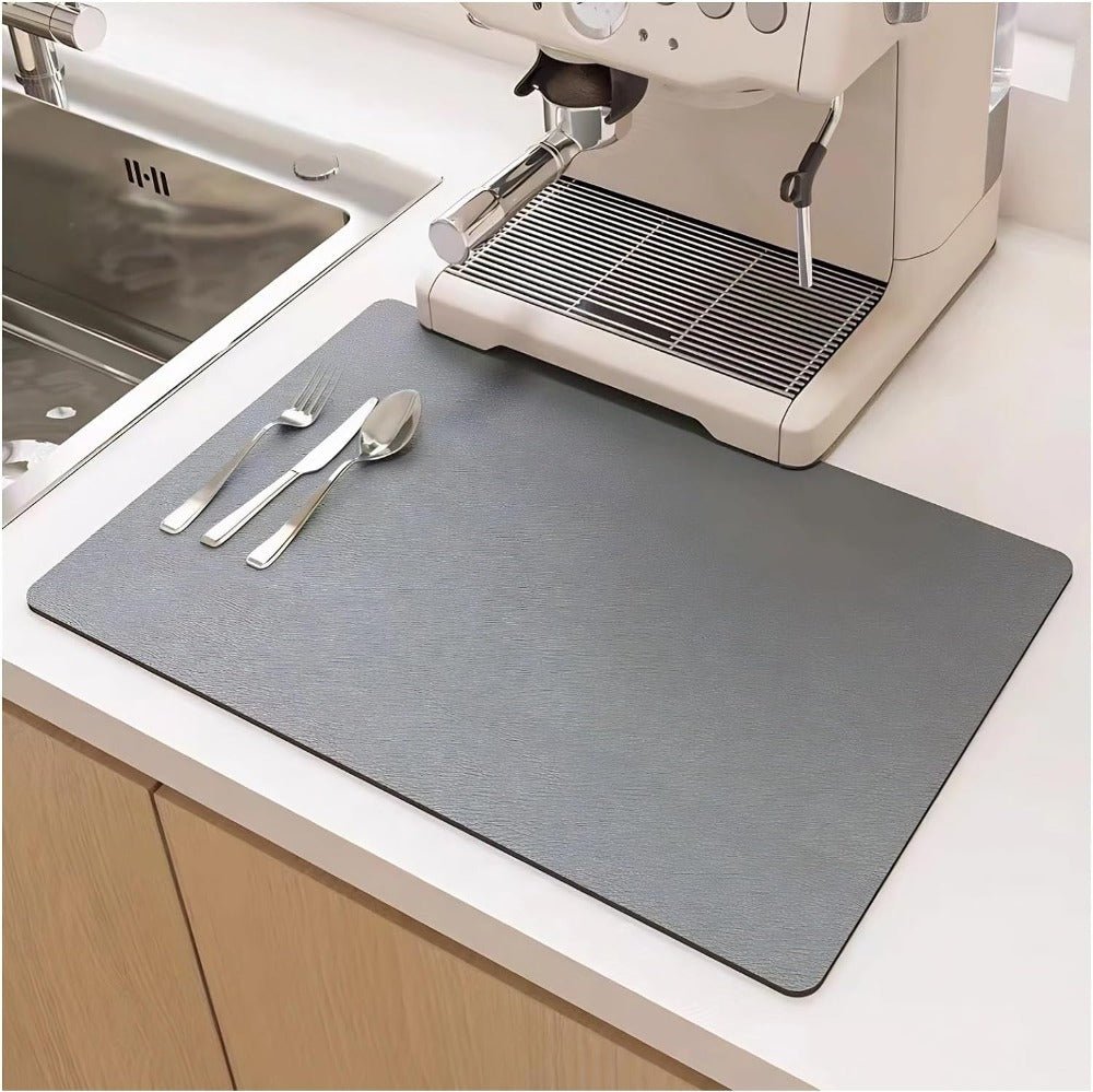 Velzora - Tapis d’égouttage absorbant en diatomite texturée | Velzora