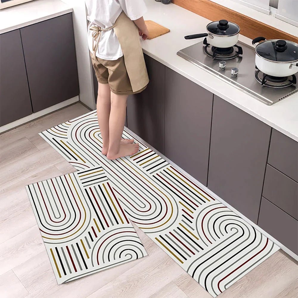Velzora - Tapis de cuisine antidérapant en textile texturé | Velzora
