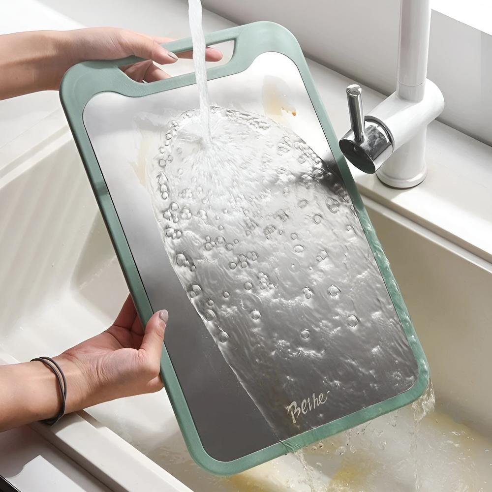 Velzora - Planche à découper double-face inox antibactérienne | Velzora
