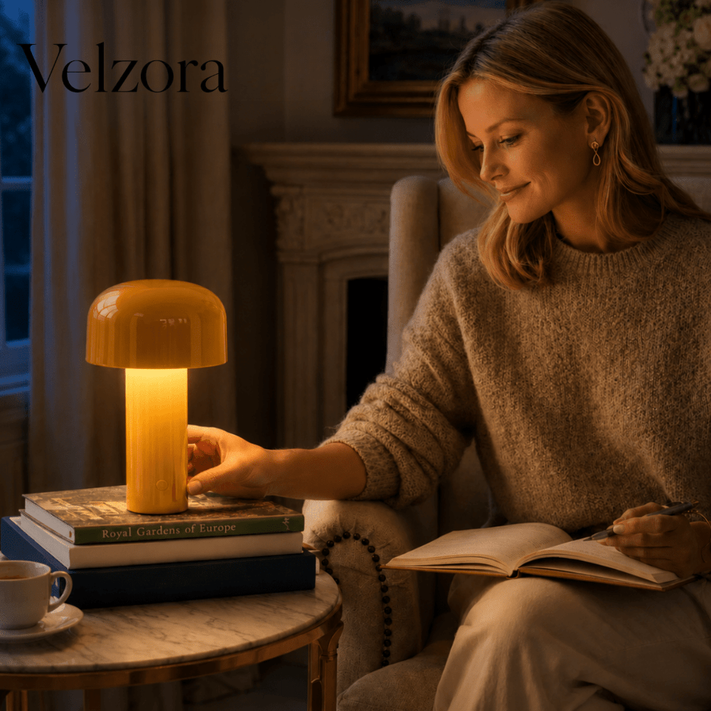 Velzora - Lampe de table rechargeable en ABS | Velzora