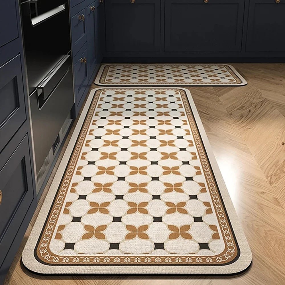Velzora - Tapis de cuisine antidérapant en textile texturé | Velzora