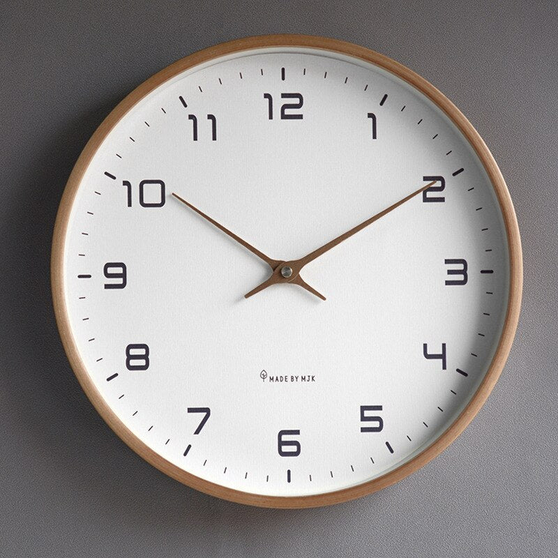 Velzora - Horloge murale en bois minimaliste scandinave | Velzora