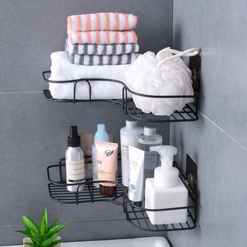Velzora - Étagère de douche murale sans perçage en métal | Velzora