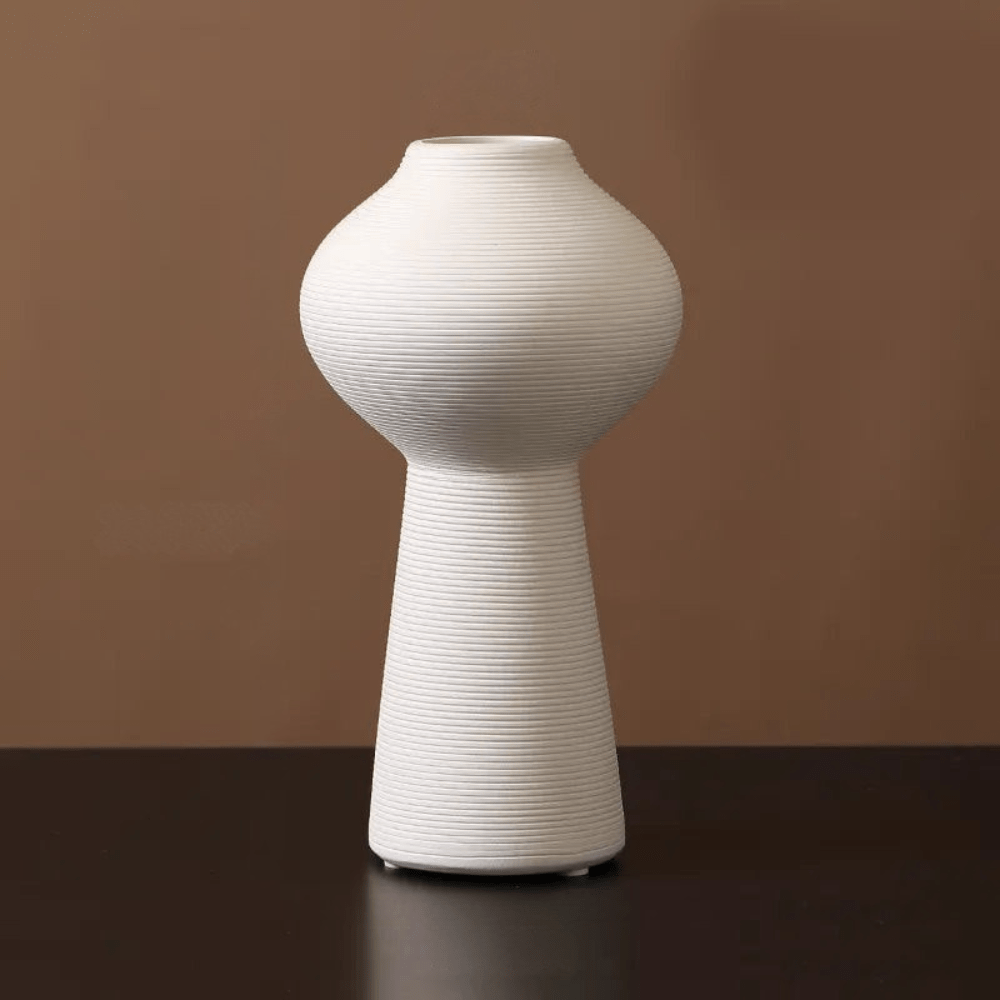Velzora - Vase en céramique mate minimaliste – style scandinave | Velzora