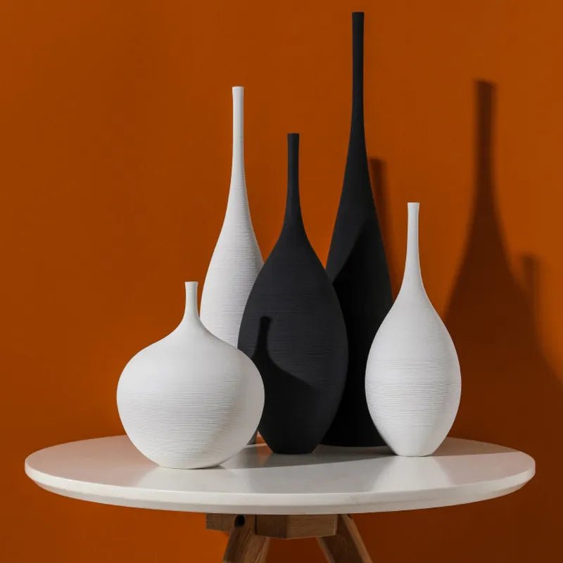 Velzora - Vase en céramique mate minimaliste – style scandinave | Velzora