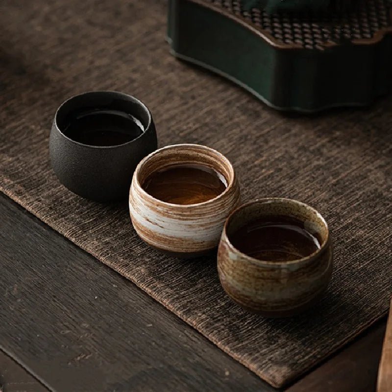 Velzora - Tasses à espresso en céramique artisanale émaillée | Velzora