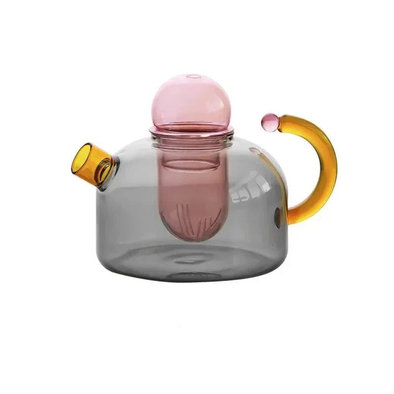 Velzora - Bouilloire translucide en verre borosilicate avec tasses | Velzora