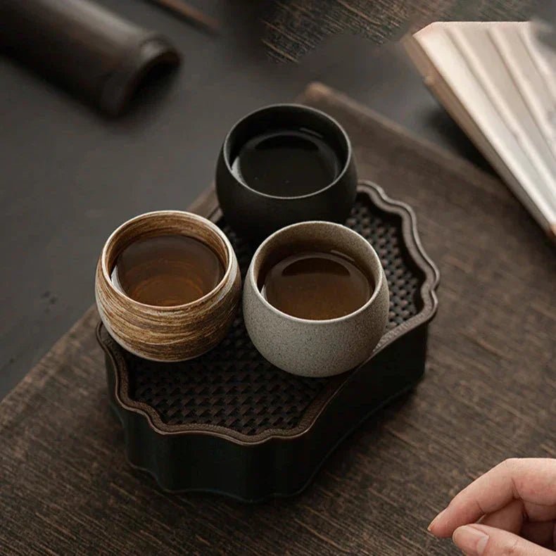 Velzora - Tasses à espresso en céramique artisanale émaillée | Velzora