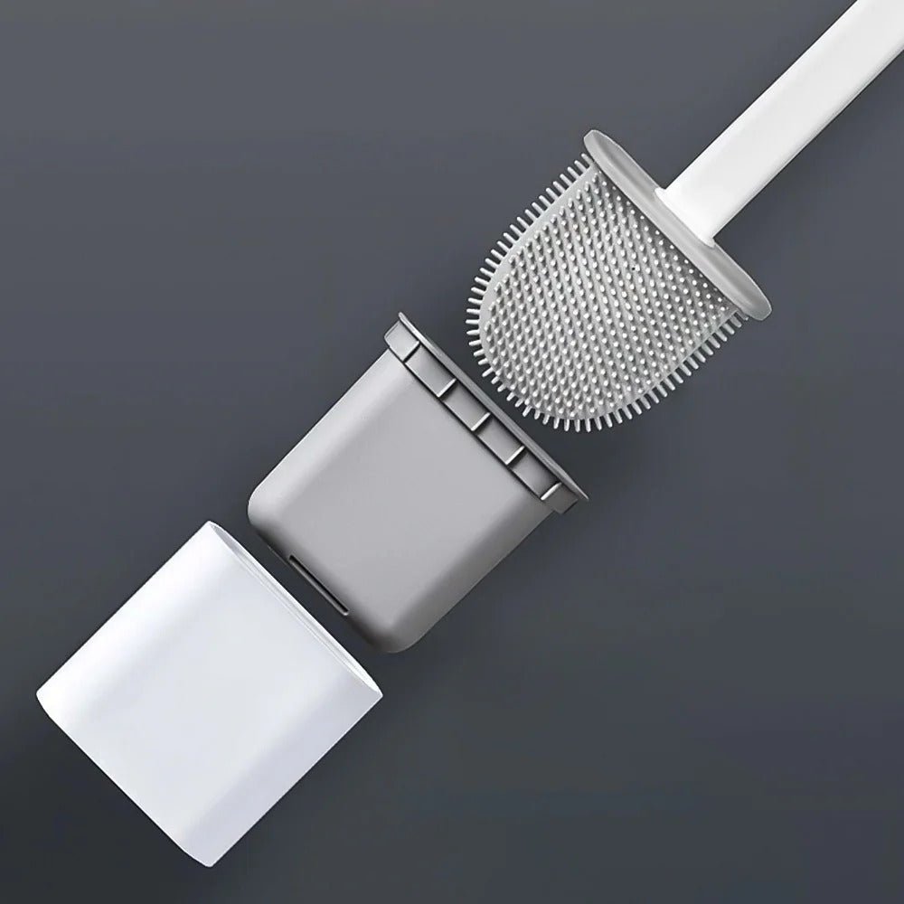 Velzora - Brosse WC silicone antibactérien murale | Velzora