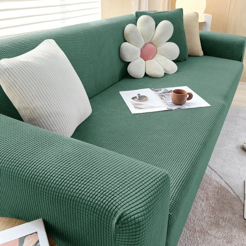 Velzora - Housse de canapé extensible en tissu texturé | Velzora