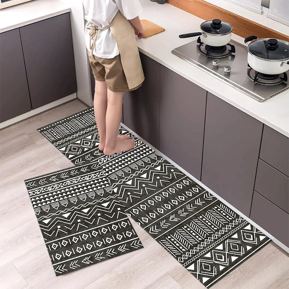 Velzora - Tapis de cuisine antidérapant en textile texturé | Velzora