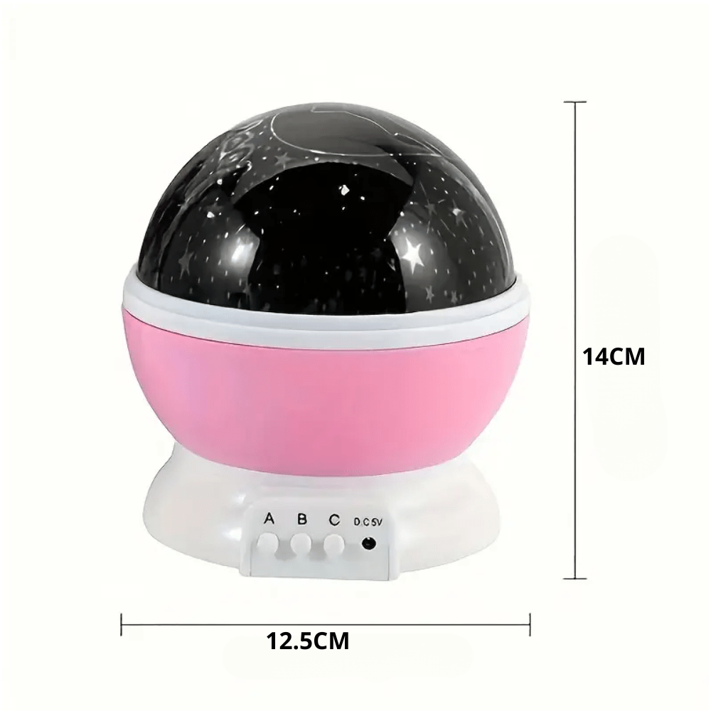 Velzora - Lampe projecteur d’ambiance en rotation avec ciel étoilé multicolore | Velzora