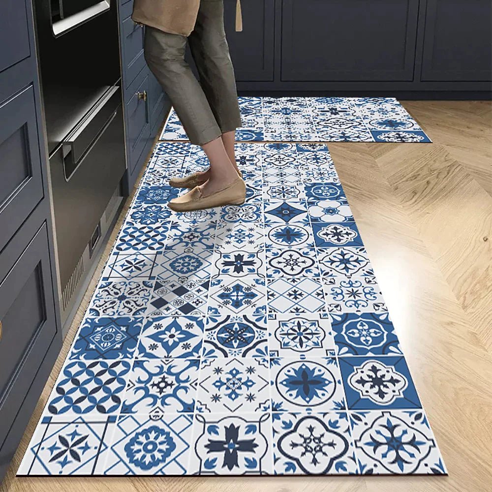 Velzora - Tapis de cuisine antidérapant en textile texturé | Velzora