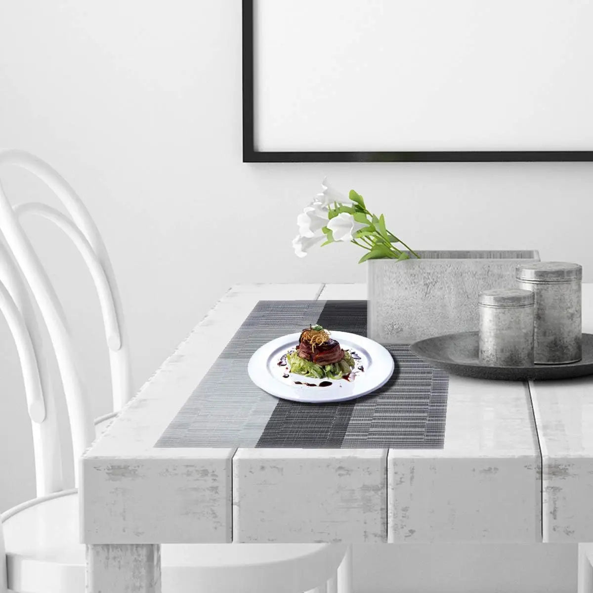 Velzora - Set de sets de table tissés lavables – Surface résistante à la chaleur | Velzora