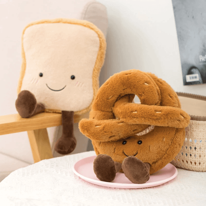 Velzora - Peluche décorative moelleuse forme croissant | Velzora