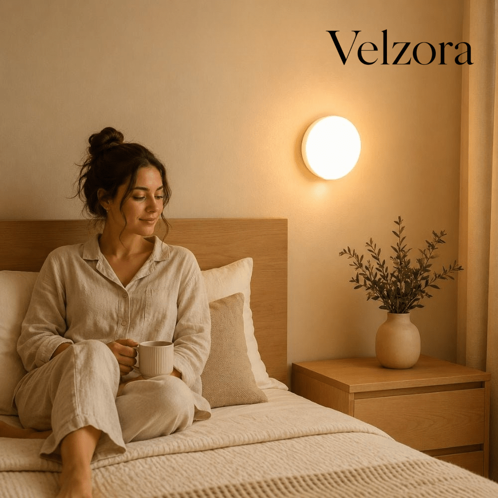 Velzora - Lampe murale LED détecteur de mouvement en ABS | Velzora
