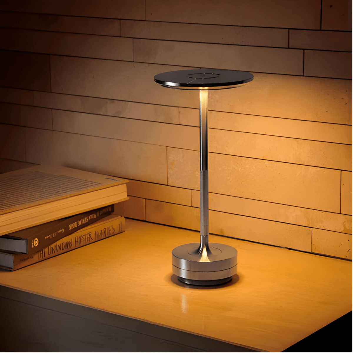 Velzora - Lampe de table sans fil en métal – Dimmable avec commande tactile | Velzora