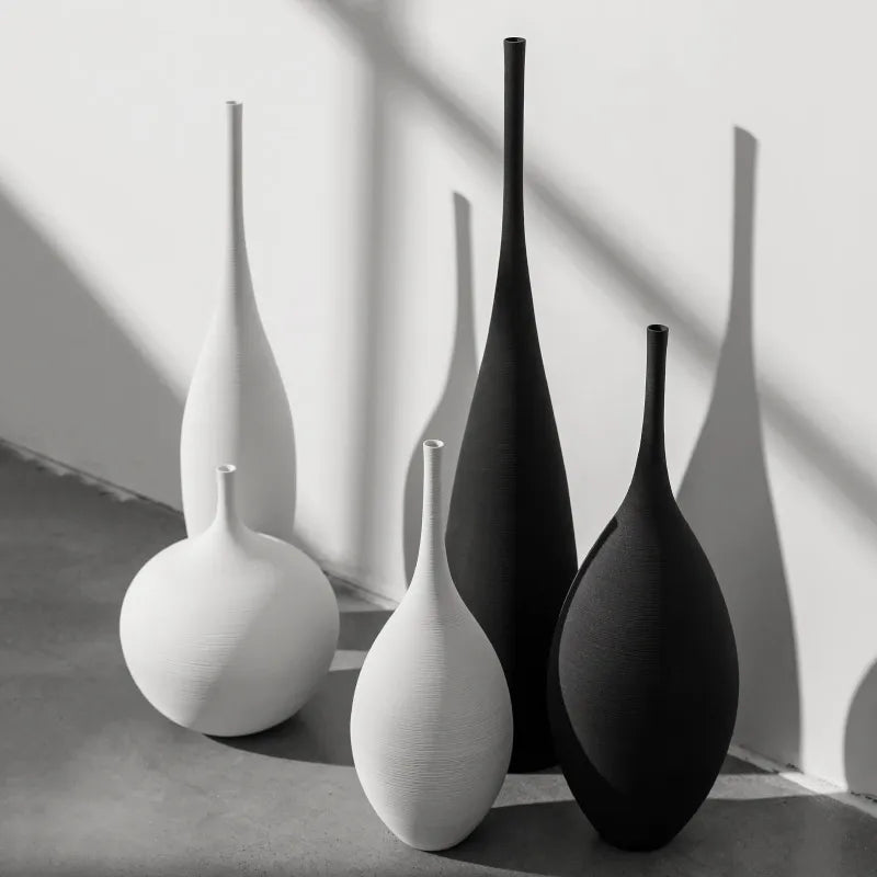 Velzora - Vase en céramique mate minimaliste – style scandinave | Velzora