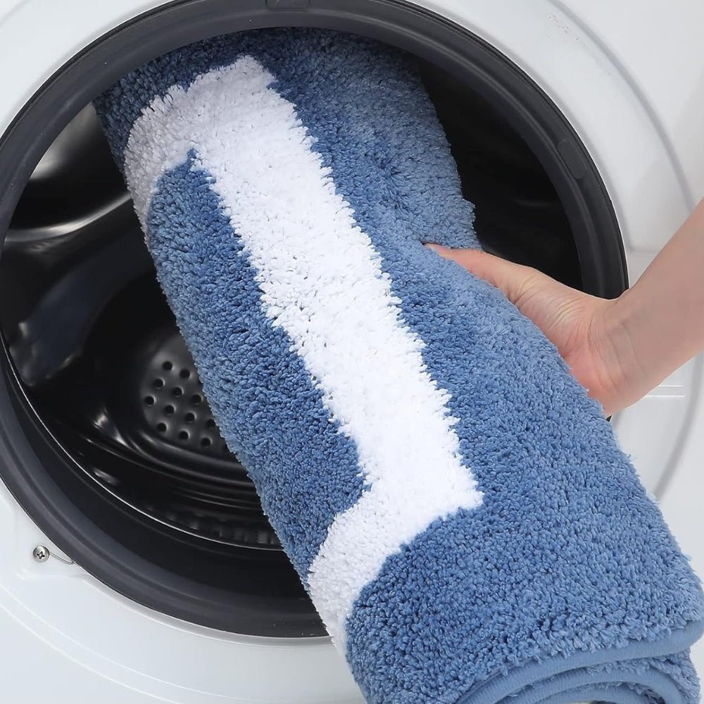 Velzora - Tapis de bain antidérapant à bordure moderne | Velzora